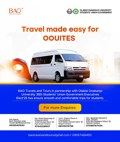 Flyer Design Project For BAO Travels