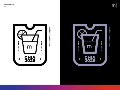 Moveax – Company Event Emblem bold brand identity branding brutalism cocktail design drink emblem icon icon design icon series motion design moveax poster retrofuturism rhox shield startup tech vintage