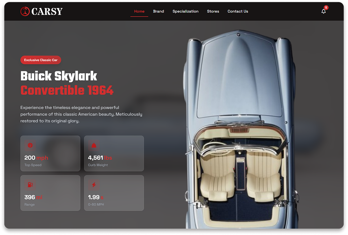 Carsy – Car Dealer, Rental & Listing Template Image 2