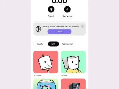 Crypto Wallet UI crypto mobile design ui web3