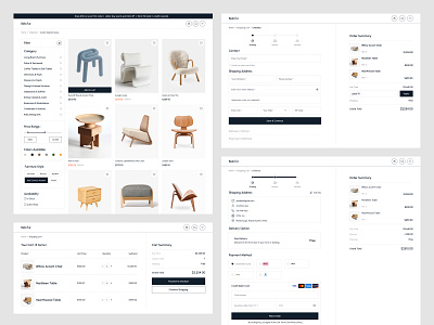 Belo.Fur – Furniture E-commerce Website | Add to Cart Flow add to cart bag cart checkout ecommerce furniture furniture e commerce furniture store home decor landing page payment shop shopping cart shopping page sofa web design website website design