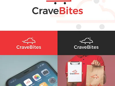 cravebites branding logo