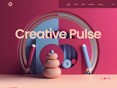 Portfolio - update 3d animation artist creative design motion portfolio ui ux web design webshocker website