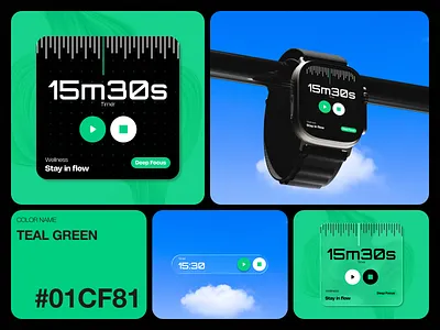 Timer Widget applewatch design liquidglass timer ui watch widget