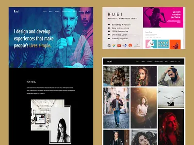 🎨 Showcase Your Creativity Like a Pro! creativeportfolio designinspiration freelancerlife portfoliodesign rueitheme webdesign
