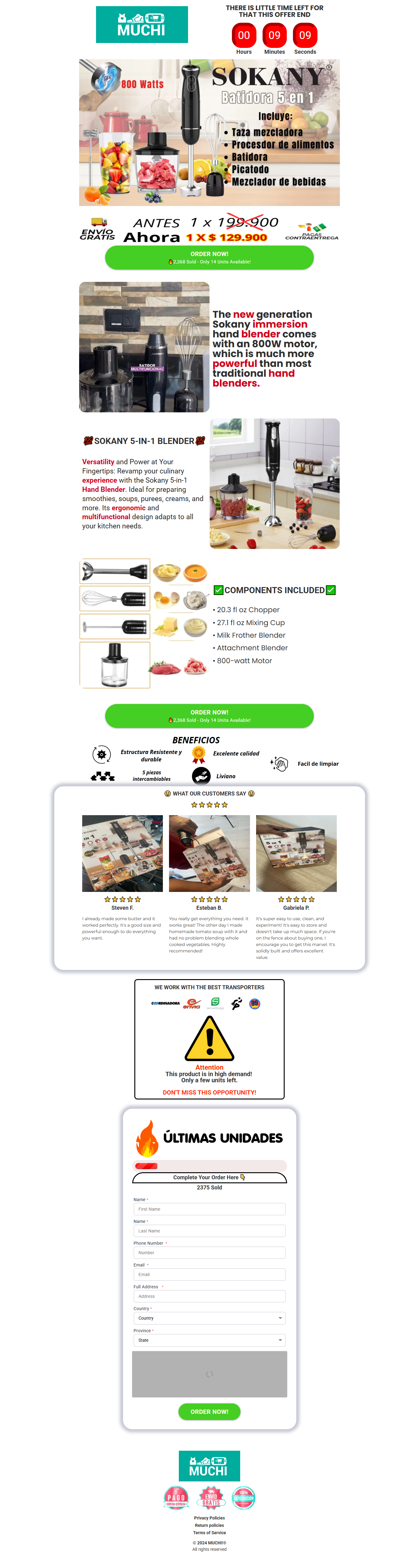 Muchi Sokany 5-in-1 Blender Landing Page On Funnelish checkout page clone advertorial page clone checkout page clone funnelish funnel clone landing page clone marketing funnel clone product page clone sales page clone website custom funnel funnelish funnelish expert funnelish funnel funnelish landing page funnelish template product page ready funnel sale page