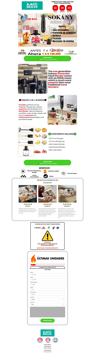 Muchi Sokany 5-in-1 Blender Landing Page On Funnelish checkout page clone advertorial page clone checkout page clone funnelish funnel clone landing page clone marketing funnel clone product page clone sales page clone website custom funnel funnelish funnelish expert funnelish funnel funnelish landing page funnelish template product page ready funnel sale page