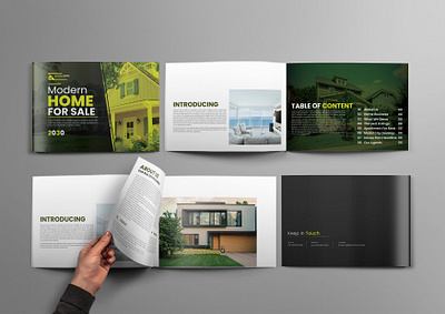 Luxury Real Estate - Company Profile Design brochure design landscape brochure