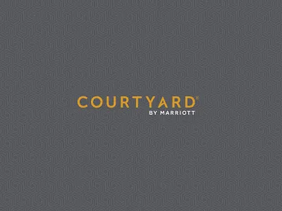 Courtyard By Marriott brand design branding editorial design hospitality logo