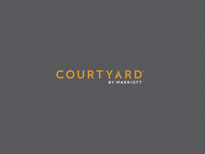Courtyard By Marriott brand design branding editorial design hospitality logo