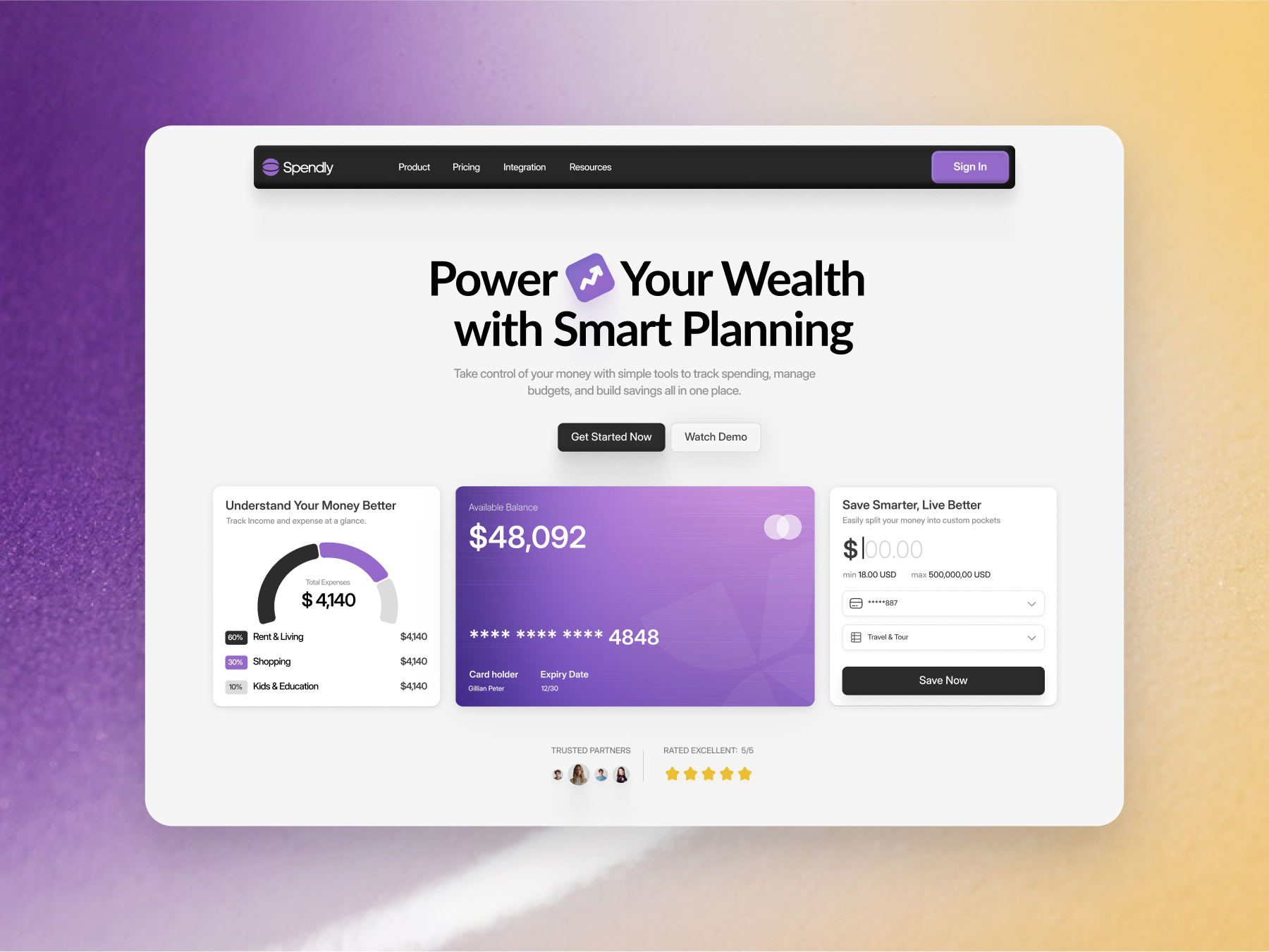 Fintech Hero Section 2025 design figma fintech herosection homepage landingpage ui uiux ux viral