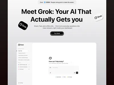 Ai Landing Page ai landing page ui ui design web design