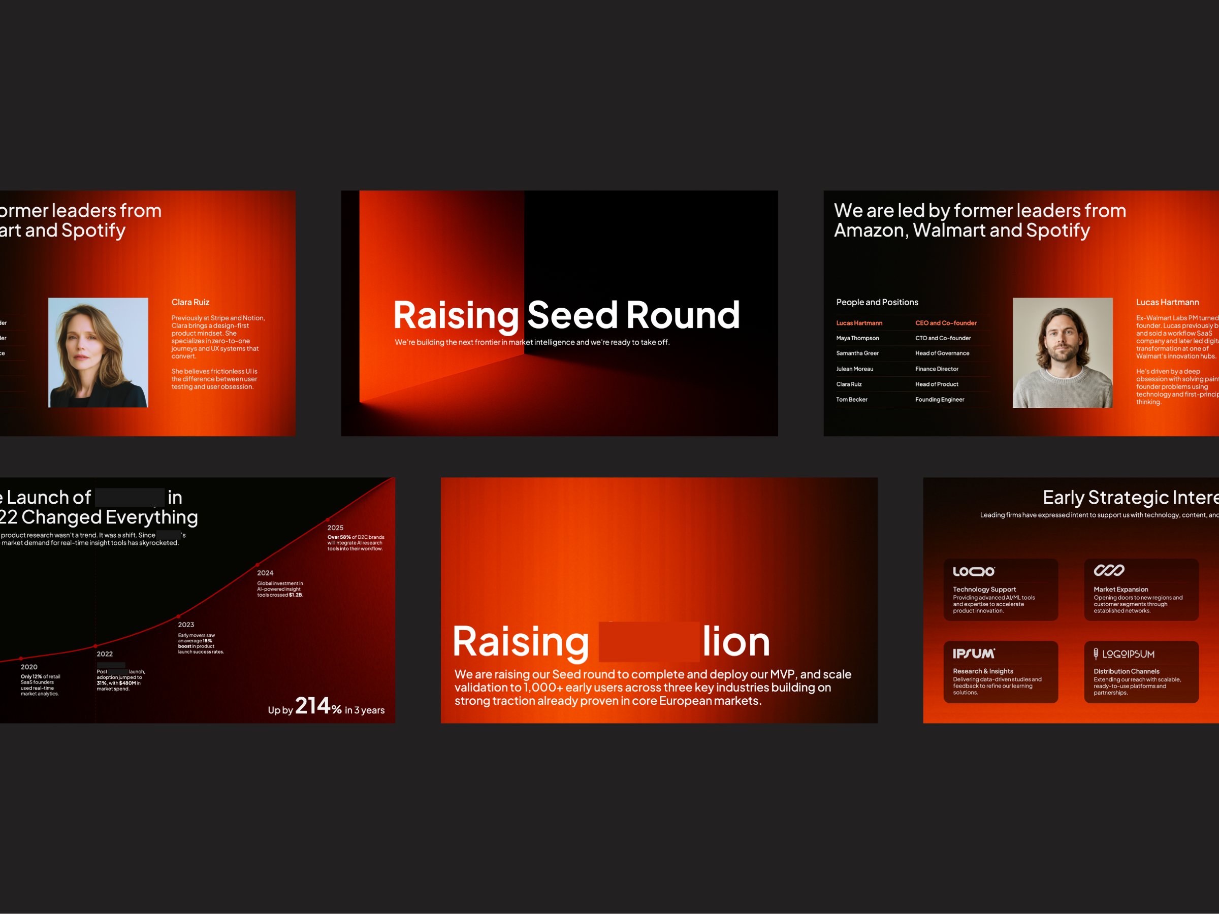 Example of Pitch Deck Audit & Visual Strategy