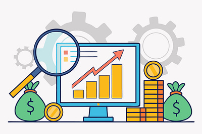 Financial Growth & Data Analysis branding
