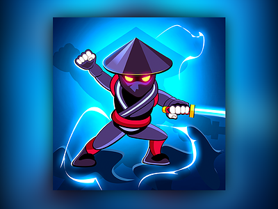 Ninja Game Icon character game game icons graphics illustration logo