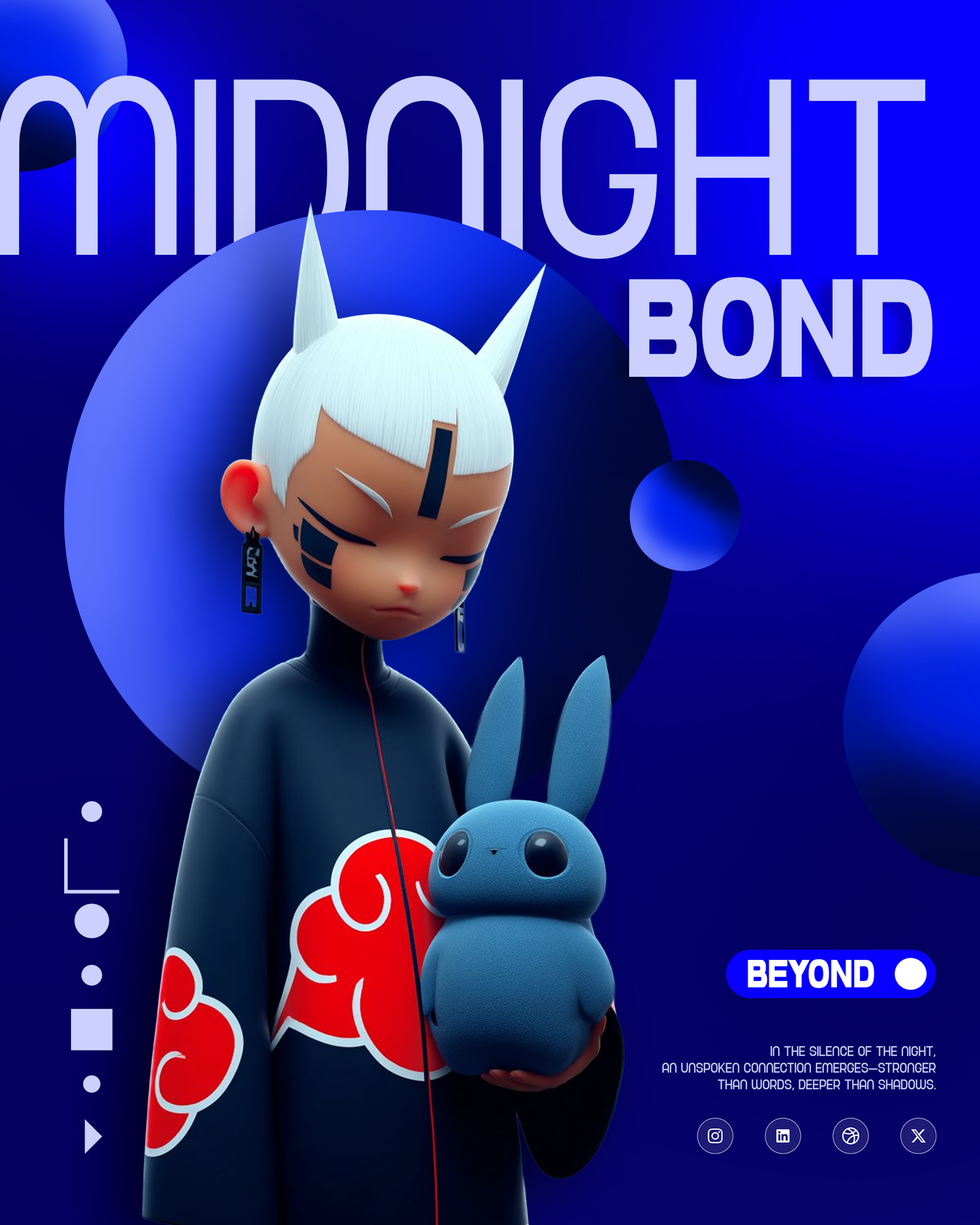 MIDNIGHT BOND | Poster Design branding creative design graphic design poter design ui