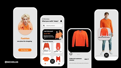 Clothing brand ui