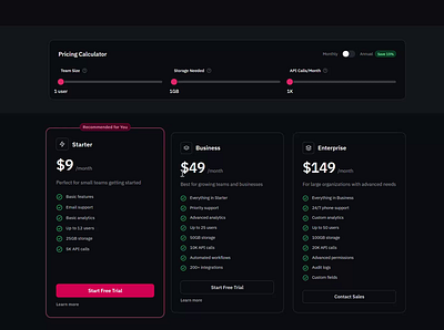 Pricing Calculator calculator dynamic pricing marketing pricing roi saas