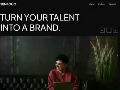 Semfolio - webflow cloneable template for web designers portfolio web design webflow webflow template