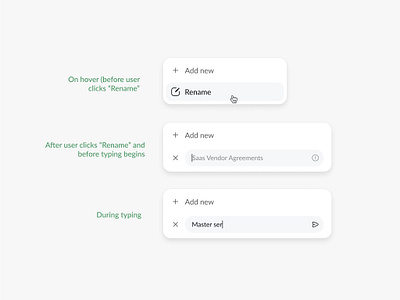Rename Flow for a Dropdown Menu designsystem dropdown figmadesign input fields interfacedesign menu popup productdesign ui