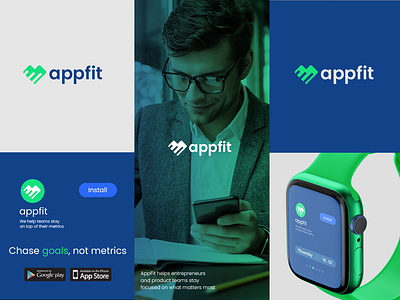 appfit analyse analytic app app logo chart fit fit logo focus growth health health logo heart logo logo design metric