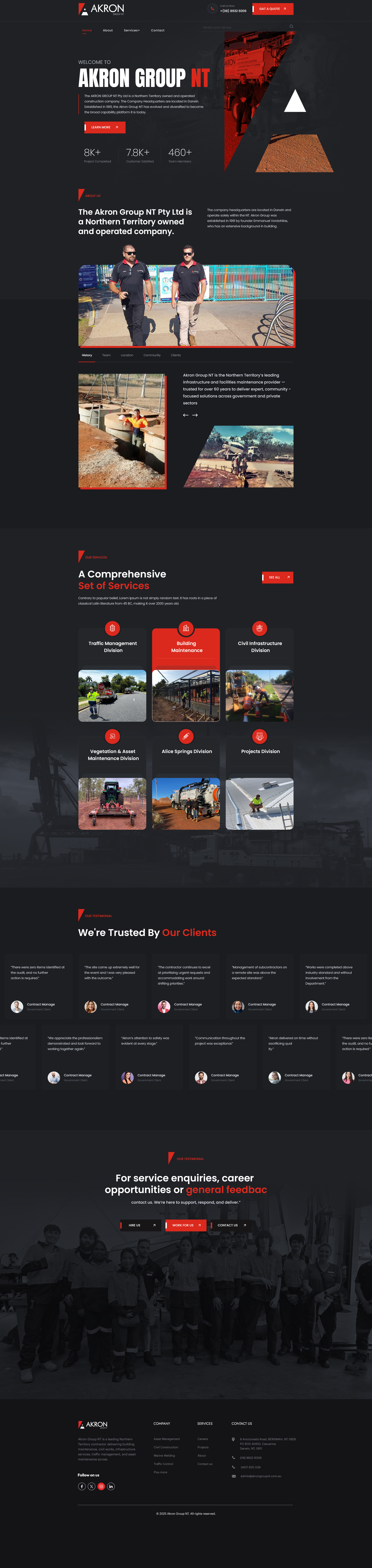 Akron Group NT-Northern Territory Owned design designs ui uidesign uidesigns uiux