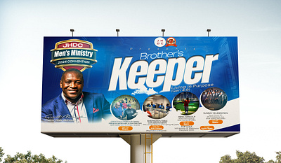 JHDC Church Billboard billboard design church designer freelancer graphic design uiux design