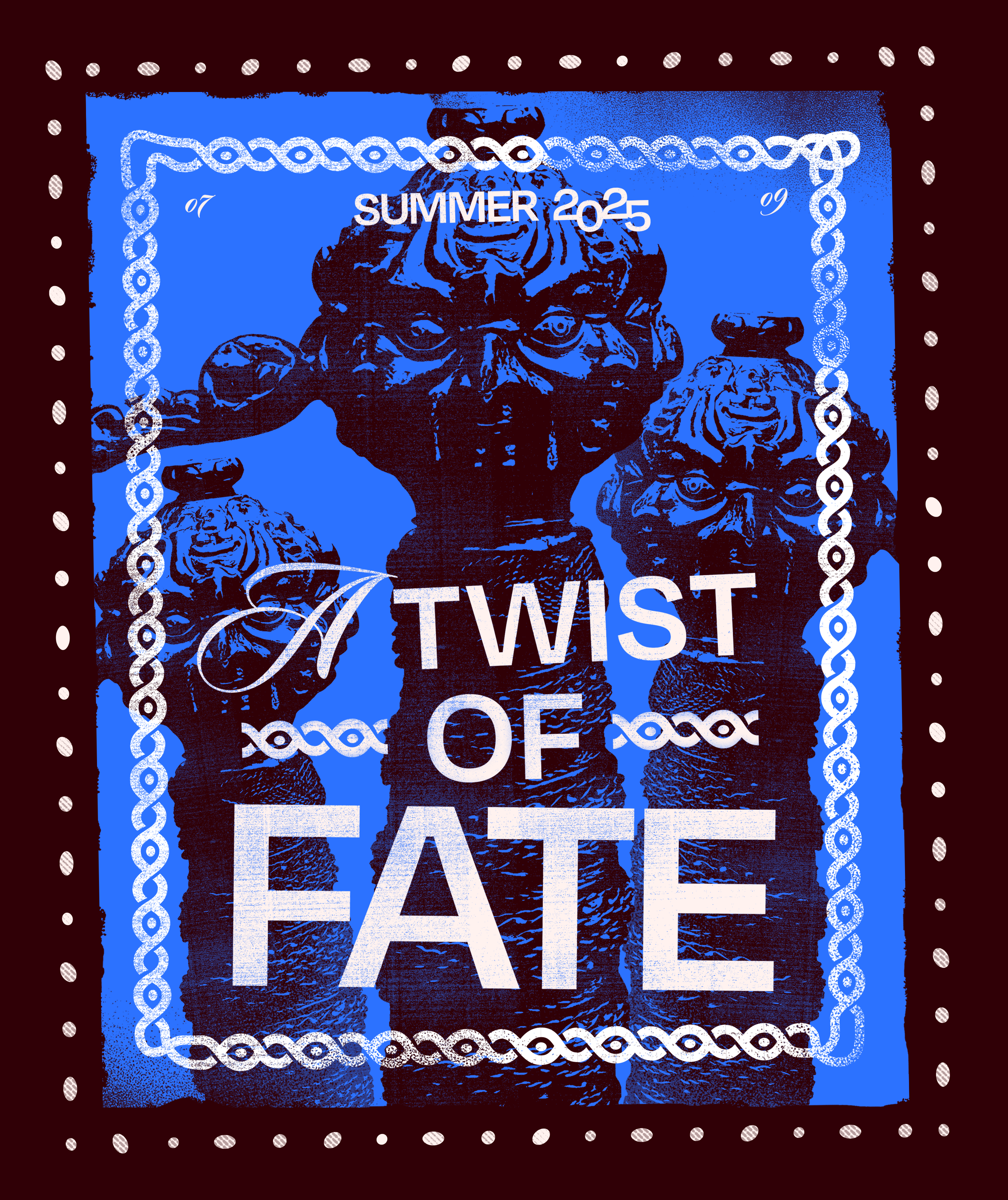 7 - 09 collage illustrator medieval pattern photoshop texture typography