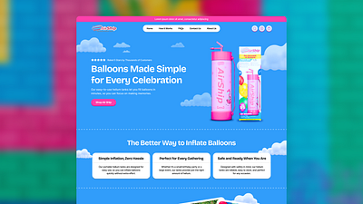 AirShip LP Design with Studio Hiraya landing page ui ux web design