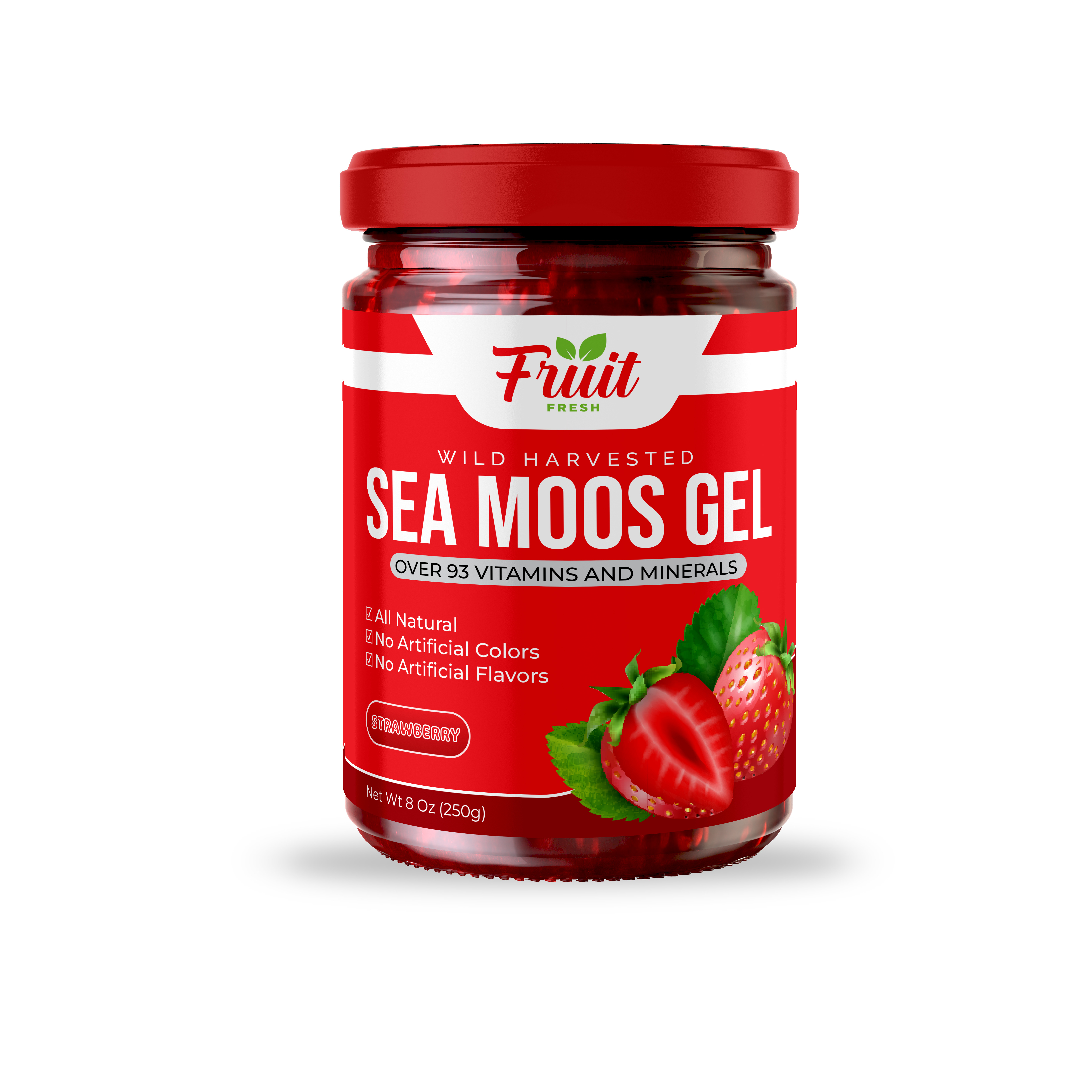 Food Packaging Design brand identity branding design food food label food packaging gel label label design packaging packaging design packaging designer premium product label product packaging strawberry supplement vitamin