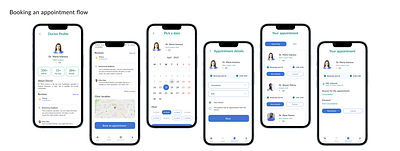 DocFind app design doctor graphic design health care product design ui ux uxui