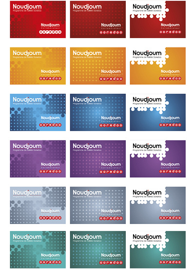 Programme Noudjoum Ooredoo – Concept carte _ 2015