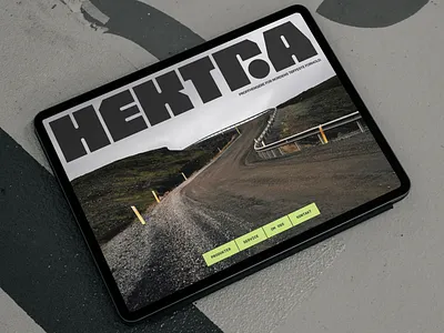 Hektra: Website Concept automotive concept duties graphic design hektra mockup ui website xyz