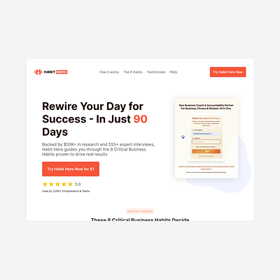 High-Converting Landing Page design landing page ui ux web website