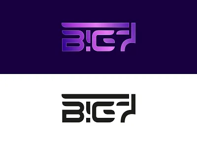 BIG 7 typographic design