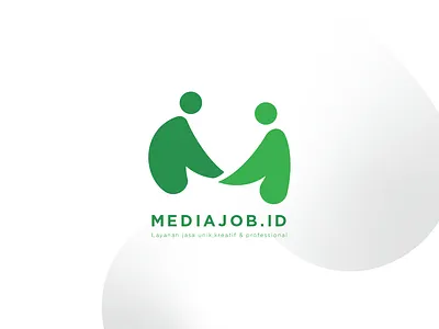 MediaJob Official Logo content creation corporate identity corporate logo design digital content digital marketing flat design logo indonesia logo design visual identity