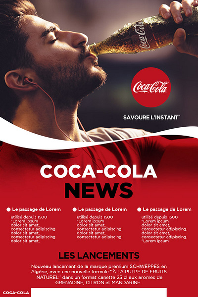 Création Graphique Emailing – Coca-Cola