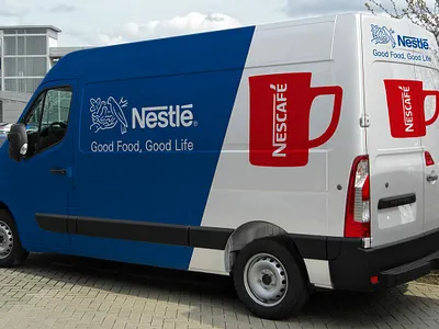 Habillage de Fourgon – Nestlé