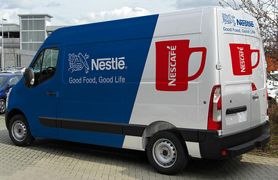 Habillage de Fourgon – Nestlé