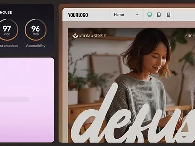 Header Animation | Duda SEO Page after effects ai animation duda.co figma google graphic design motion graphics ui ui motion