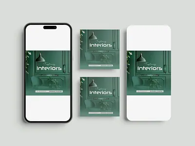 Creative Interior Promo Banner clean layout