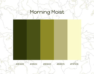 Morning Moist - Green Palette colorpalette green
