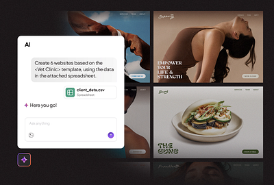 Generate Websites with Duda AI | Duda Home Page after effects ai ai images ai websites animation figma generate images generate websites google ai motion graphics replace rive ui animation ui design ui motion wix