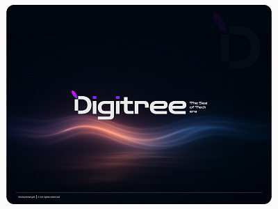 Digitree - Minimalist Tech logo art branding graphic design icon illustration logo logo design mark project symbol tech ui