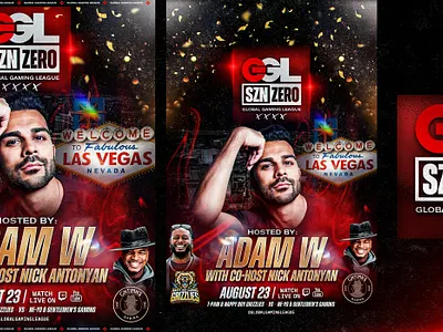 GGL SZN ZERO - Host adobe photoshop creative design gaming ggl global gaming global gaming league photoshop typography