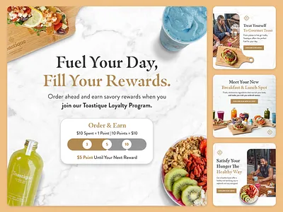 🥑 The Perfect Blend of Healthy & High-Performing ad branding breakfast campaign cta design gormet graphic design healthy instagram instagram ad loyalty program lunch luxury meal menu meta meta ads rewards target audience
