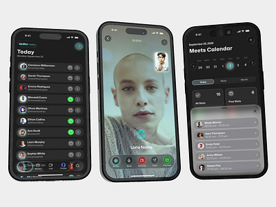 Meets App – a smart platform for coaches & consultants app concept appdesign coaching consulting creativedesign dark theme app figma futuredesign instagram interactiondesign ios26 iosdesign liquidglass mobileapp payments productdesign scheduling uidesign uxdesign videocalls