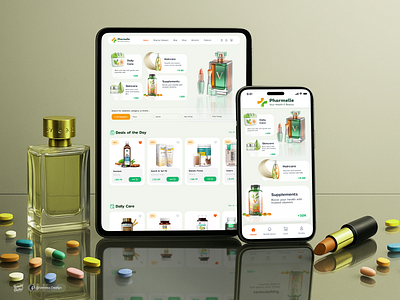Pharmella – Modern & Secure Online Pharmacy Platform app appdesign design dribbble ecommercedesign graphic design healthcaredesign healthcareui logo luxuryui minimaldesign moderndesign onlinepharmacy pharmella productdesign typography ui uidesign uxdesign webapp