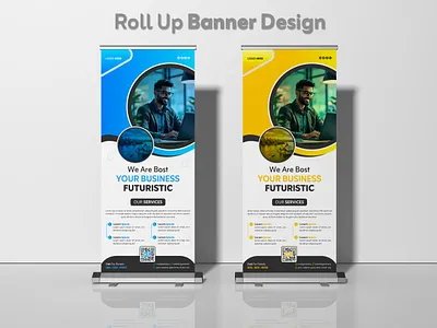 Roll Up Banner Design adobe illastrator adobe illustrator adobe photoshop banner design brand branding branding solutions business branding creative graphic graphic design illastration interaction interface logo marketing design motion graphics roll up banner ui user experience