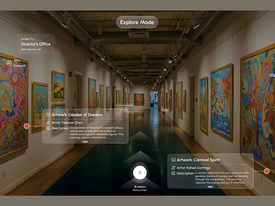 Day 73 | Virtual Reality UI | 100 Days UI Challenge 100 days design design inspiration desktop figma mobile ui uiux ux